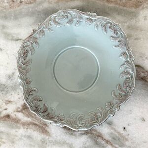 Light Blue Mini Plate / Trinket Dish / Tea Cup Saucer Plate
